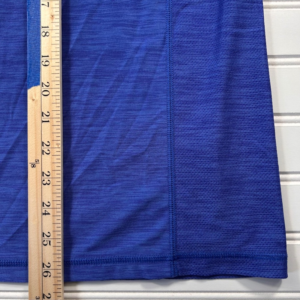 Tommy Bahama IslandZone 1/4 Zip Long Sleeve Pullover Mens M Blue Heathered Golf - Picture 6 of 14